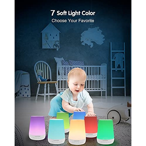 Loycco Sound Machine with Night Light, App & Voice Control White Noise Machin...