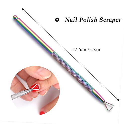 Cuticle Nippers Cuticle Pusher Remover Cuticle Pusher Remover Set, 3 Pieces C...