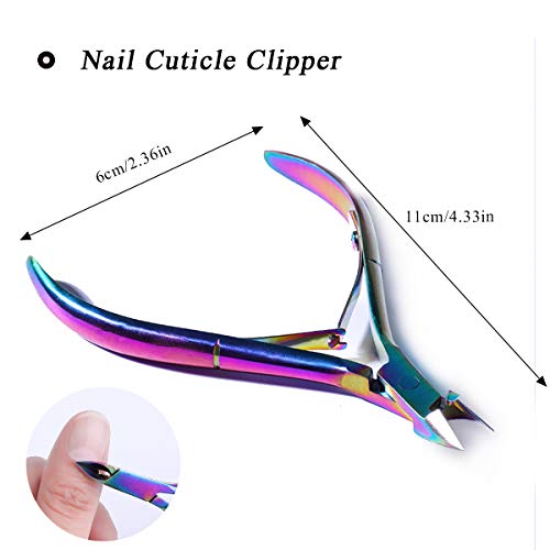 Cuticle Nippers Cuticle Pusher Remover Cuticle Pusher Remover Set, 3 Pieces C...