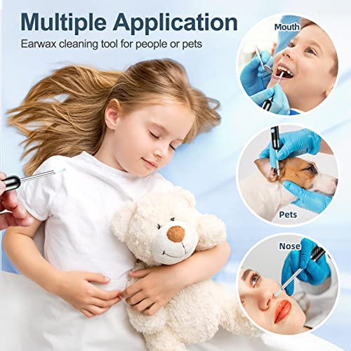 Ear Wax Removal Tool- Ear Cleaner with Camera, Otoscope with Light and 8 Pcs ...