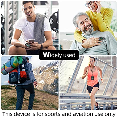 LPOW Bluetooth Pulse Oximeter Fingertip, OLED Display, Blood Oxygen Saturatio...