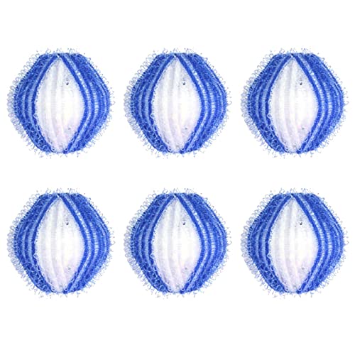 6pc Pet Hair Remover for Laundry Lint Remover Washing Balls Reusable Dryer Ba...