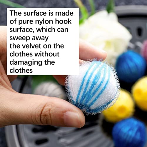 6pc Pet Hair Remover for Laundry Lint Remover Washing Balls Reusable Dryer Ba...