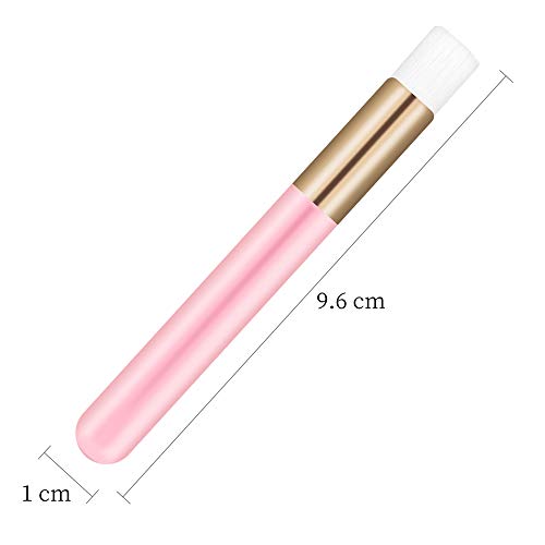 10 Pcs Pink Lash Shampoo brushes Cosmetic Brushes Peel Off Blackhead Brush Re...