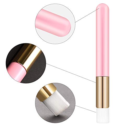 10 Pcs Pink Lash Shampoo brushes Cosmetic Brushes Peel Off Blackhead Brush Re...