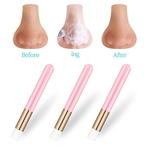 10 Pcs Pink Lash Shampoo brushes Cosmetic Brushes Peel Off Blackhead Brush Re...