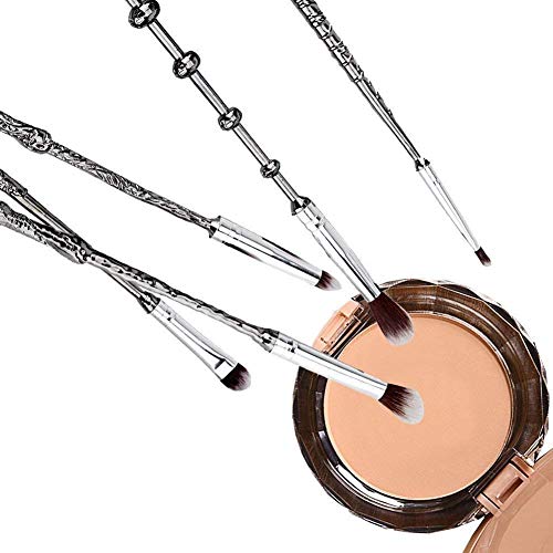 Wizard Wand Potter Makeup Brushes, 5sets Potter Makeup brushes Magic for Foun...