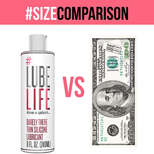 #Lubelife Barely There Thin Silicone Based Long Lasting Lubricant, 8 Oz Intim...
