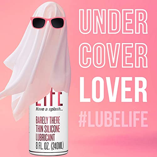 #Lubelife Barely There Thin Silicone Based Long Lasting Lubricant, 8 Oz Intim...