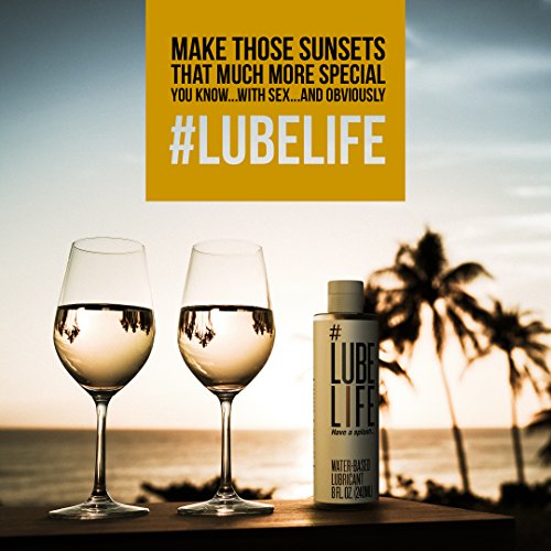 #LubeLife Water Based Personal Lubricant, 8 oz Sex Lube for Men, Women & Couples