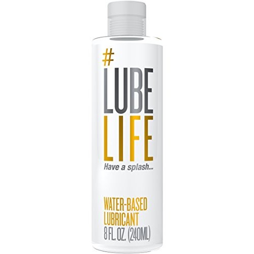 #LubeLife Water Based Personal Lubricant, 8 oz Sex Lube for Men, Women & Couples