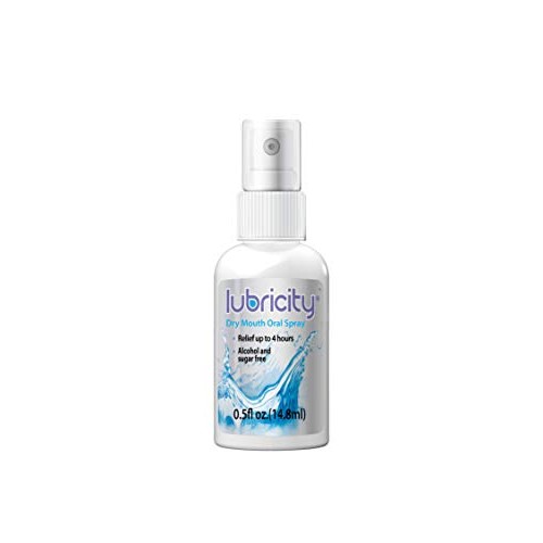 Lubricity Dry Mouth Spray, Premium Product with Hyaluronic Acid, No Alcohol o...