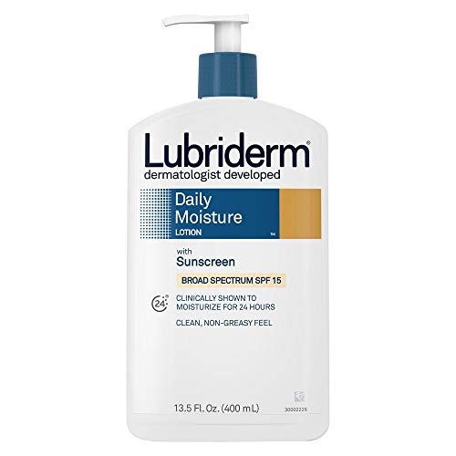 Lubriderm Daily Moisture Lotion SPF 15 - 13.5 oz, Pack of 3