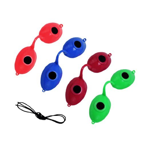 Super Sunnies UV Eye Protection Tanning Goggles Eyeshields One Pair, Color Ma...
