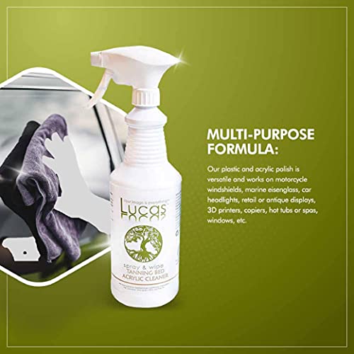 Lucas Acrylic and Plastic Cleaner, 32 Ounce