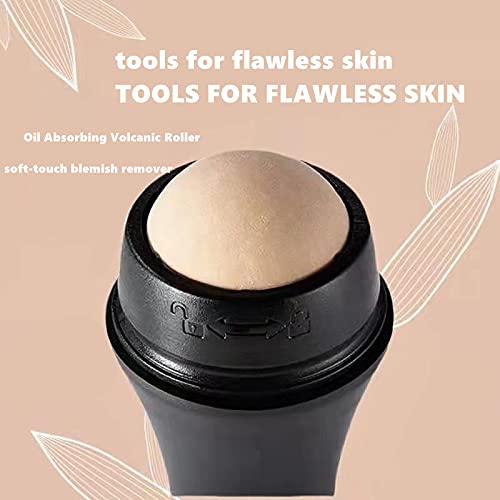 Luckboat Oil Absorbing Volcanic Roller Portable and Reusable Oil-Resistant Fa...