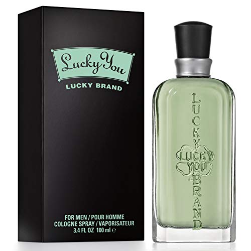 Men's Cologne Fragrance Spray by Lucky You, Day or Night Casual Scent with Ba...
