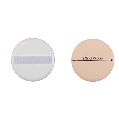Luckycivia 2.2 Inch 20 Pieces Cosmetic Powder Puff, Soft Sponge Foundation Ma...