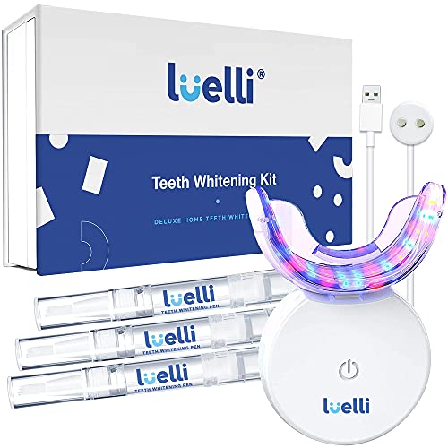 Luelli Teeth Whitening Kit with 32 LED Lights | Teeth Whitener for Sensitive ...