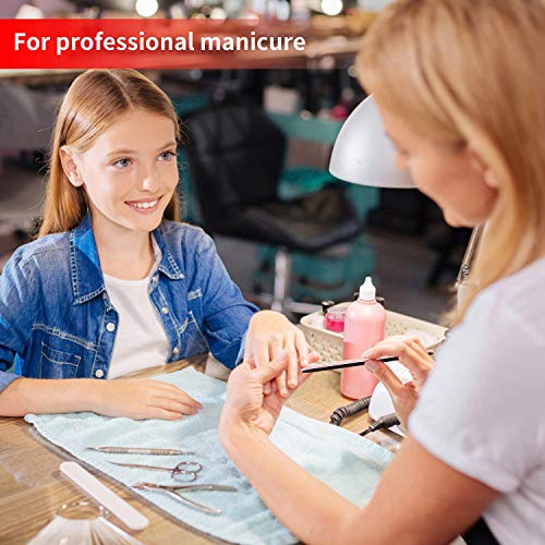 Nail File Emery Board Nail care Double Sided 100 180 Grit Gel Acrylic Dip Bla...