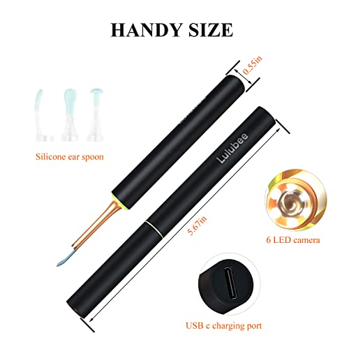 Ear Wax Removal Endoscope, Ear Cleaner Kits with Camera, Earwax Removal Tool ...