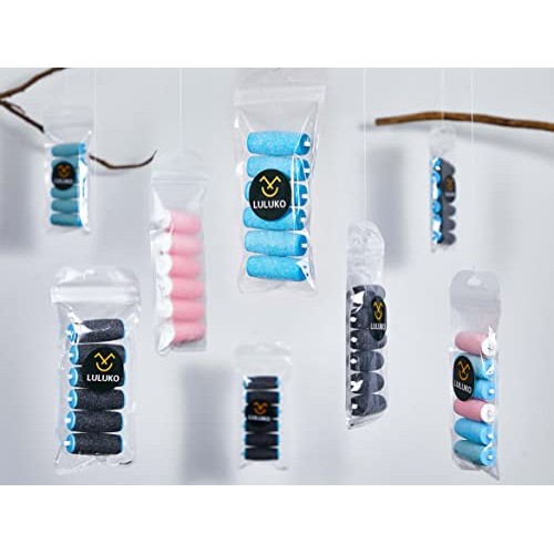 LULUKO 12Extra Coarse Refill Heads Replacement Rollers Compatible with Amope ...