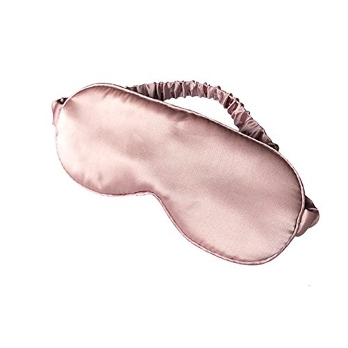 LULUSILK Mulberry Silk Sleep Eye Mask Blindfold with Elastic Strap Headband, ...