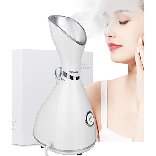 Facial Steamers,Lumcrissy Nano Ionic Face Steamer for Home Facial Warm Mist H...