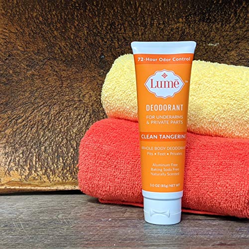 Lume Natural Deodorant - Underarms and Private Parts - Aluminum Free, Baking ...