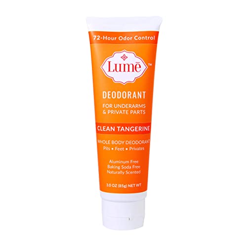 Lume Natural Deodorant - Underarms and Private Parts - Aluminum Free, Baking ...