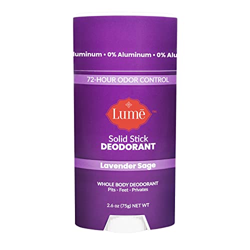 Lume Natural Solid Deodorant Stick - Whole Body Deodorant - Aluminum-Free, Ba...