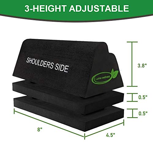 Lumia Wellness Cervical Orthotic Traction Block | Firm | Spinal & Neck Alignm...