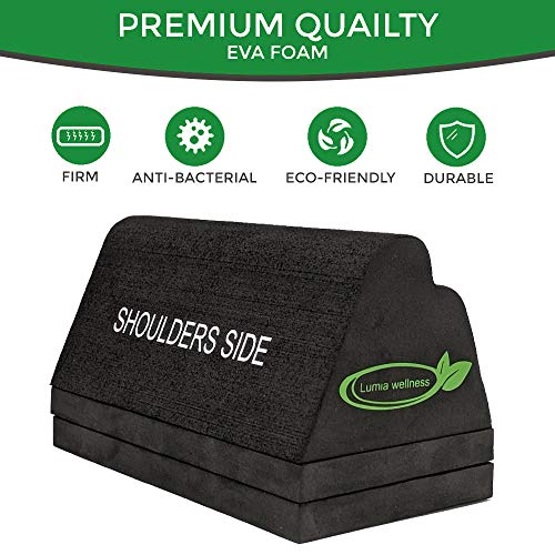 Lumia Wellness Cervical Orthotic Traction Block | Firm | Spinal & Neck Alignm...