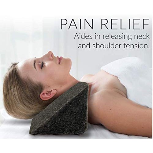 Lumia Wellness Cervical Traction Wedge Pillow - Neck and Shoulder Relaxer - G...