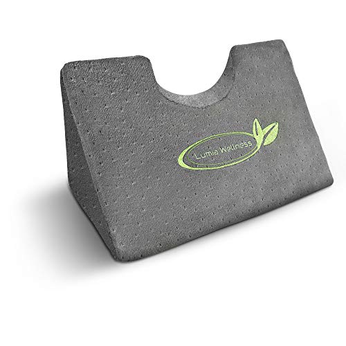 Lumia Wellness Cervical Traction Wedge Pillow - Neck and Shoulder Relaxer - G...