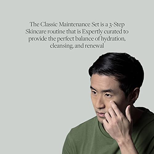 Lumin - Classic Maintenance Set - Skin Care Kit for Men - Charcoal Face Wash,...