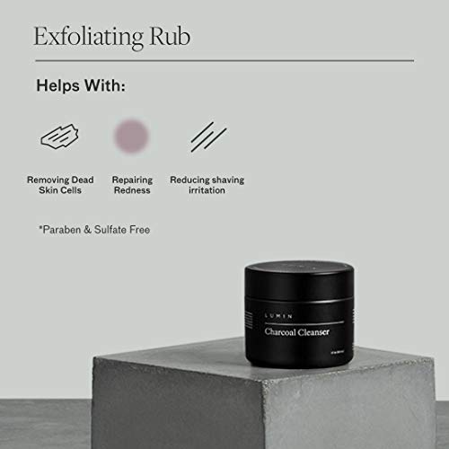 Lumin - Classic Maintenance Set - Skin Care Kit for Men - Charcoal Face Wash,...