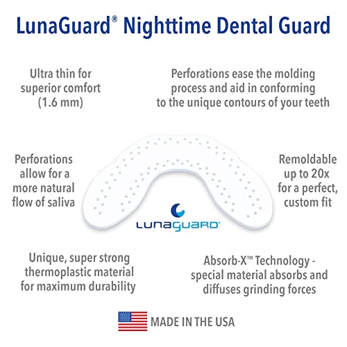 LunaGuard Nighttime Dental Guard – Comfortable Dental Protection for Teeth Gr...