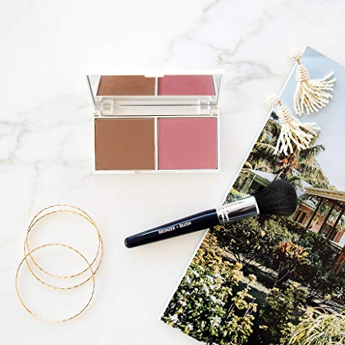 Lune+Aster Dusk Bronzer & Blush Palette - Bronzer and blush duo creates a sun...