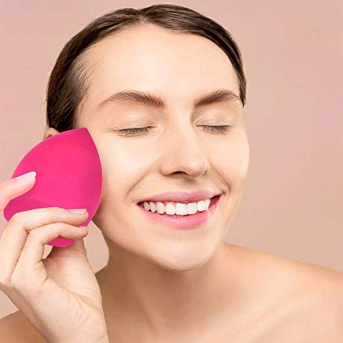 Luoluo 5 Pcs Makeup Sponge Set with 1 Pcs Beauty Sponge Holder, Flawless for ...