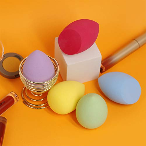 Luoluo 5 Pcs Makeup Sponge Set with 1 Pcs Beauty Sponge Holder, Flawless for ...
