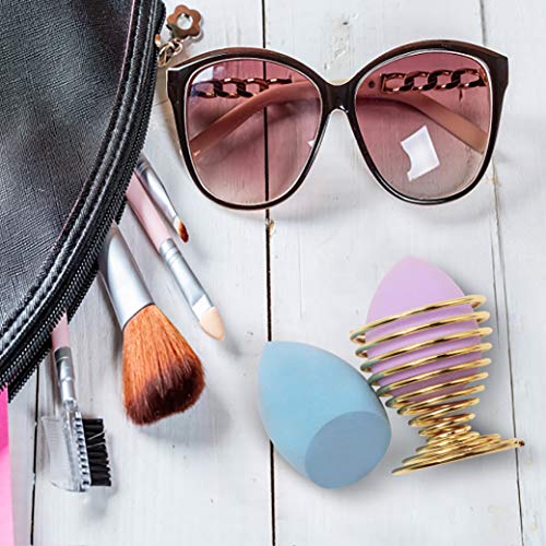 Luoluo 5 Pcs Makeup Sponge Set with 1 Pcs Beauty Sponge Holder, Flawless for ...