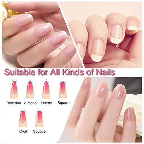 20 Pcs Glass Nail File Bulk with Plastic Sleeve, Crystal Fingernail Files Set...