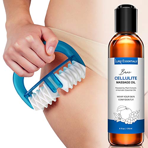 Anti Cellulite Massage Oil, All-Natural Ingredients for Cupping Massage to He...