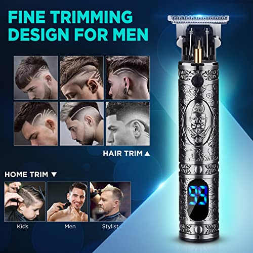 LURNOFY Hair Clippers for Men, Professional Hair Beard Trimmer, Cordless Zero...