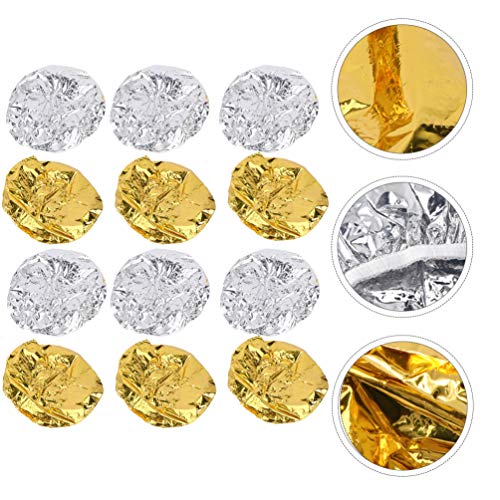 Lurrose 12pcs Aluminum Foil Deep Conditioning Caps Reusable Waterproof Hair C...