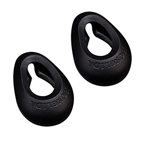 Lurrose 2 Pairs Silicone Hair Dye Ear Cover Waterproof Ear Protector Caps Hai...