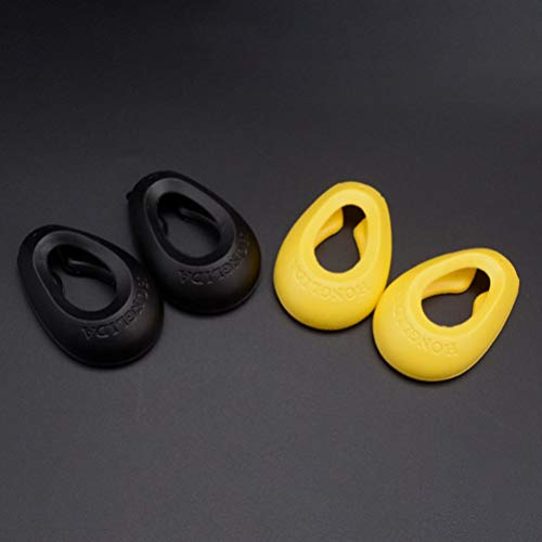 Lurrose 2 Pairs Silicone Hair Dye Ear Cover Waterproof Ear Protector Caps Hai...