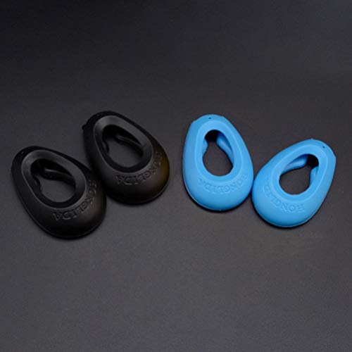 Lurrose 2 Pairs Silicone Hair Dye Ear Cover Waterproof Ear Protector Caps Hai...