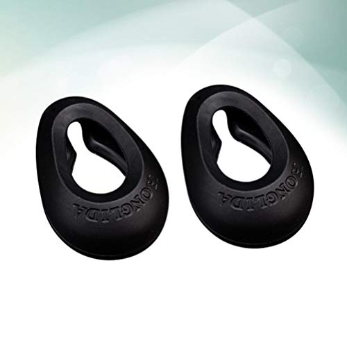 Lurrose 2 Pairs Silicone Hair Dye Ear Cover Waterproof Ear Protector Caps Hai...